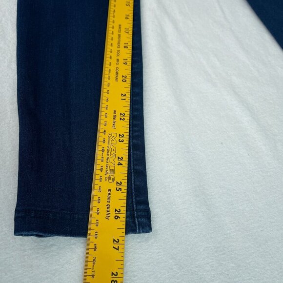 Betabrand Mid-Rise Indigo Slim Skinny Ankle Jegging Jeans Stretch‎ Blue Women S - Picture 8 of 10